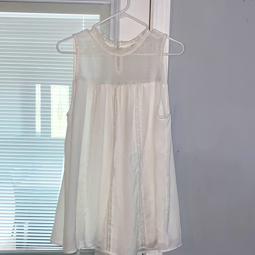 Blu Pepper tank top, Large, White